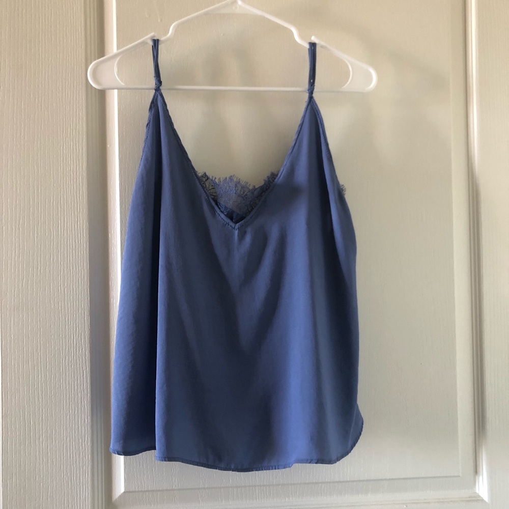 Free People lace inset camisole